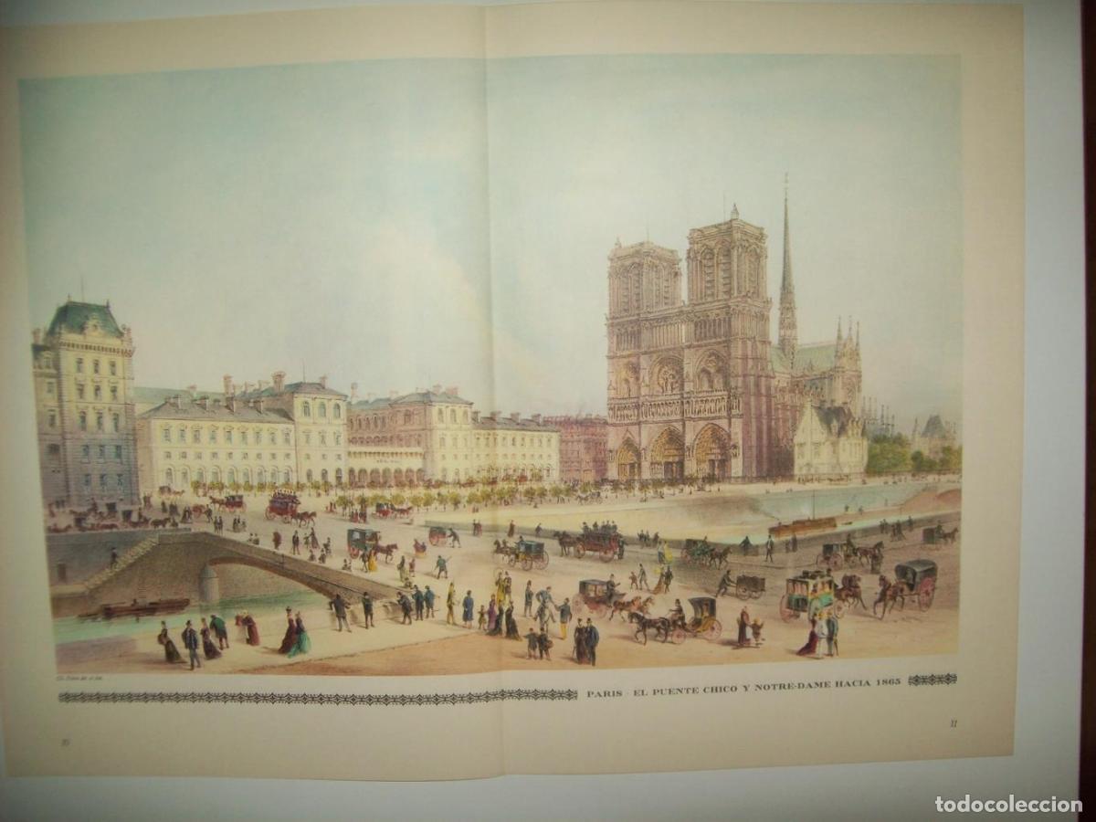 Cartoline: LAMINA 30534: Puente Chico y Notre Dame en Paris hacia 1865 - Recopilado por Rolf Muller