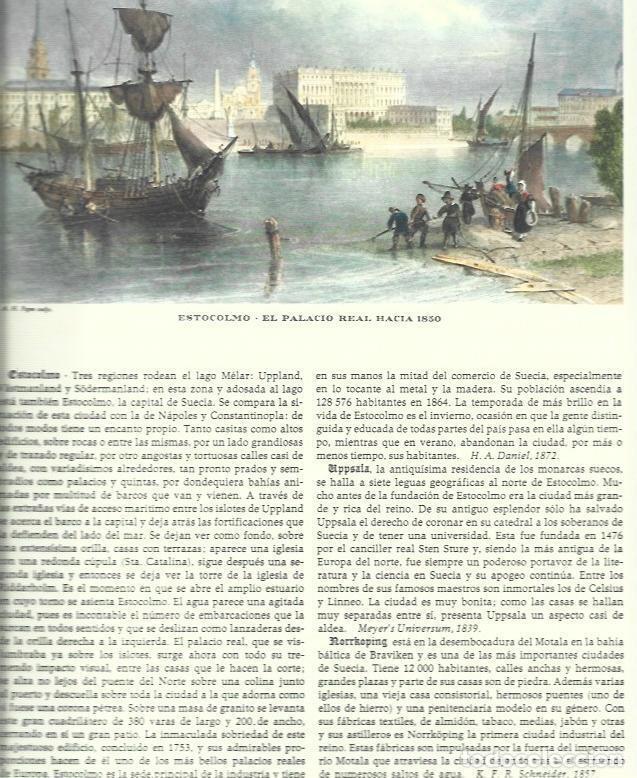 Postkarten: LAMINA 30487: Palacio Real de Estocolmo hacia 1850 - Recopilado por Rolf Muller