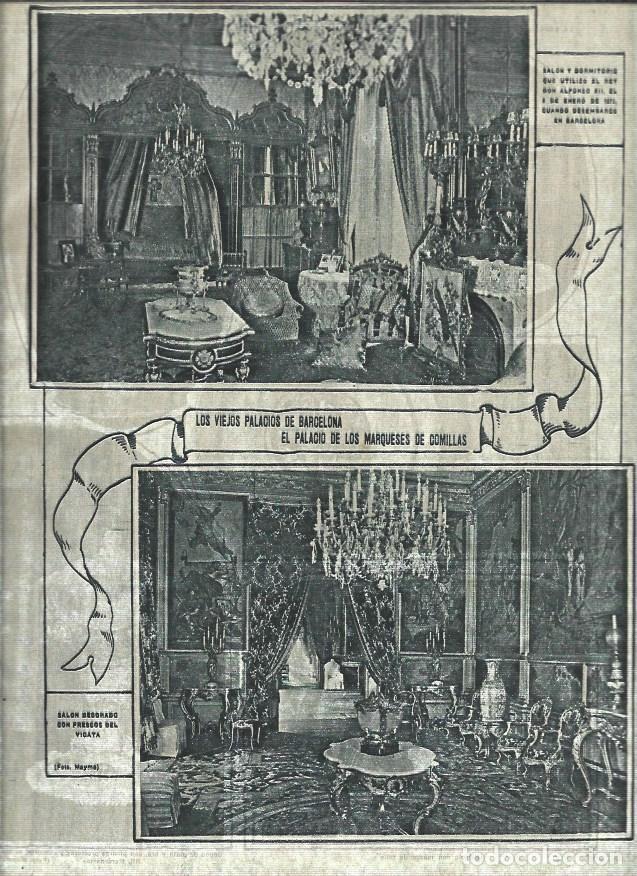 Cartoline: LAMINA 31696: Palacio de los Marqueses de Comillas en Barcelona - Varios