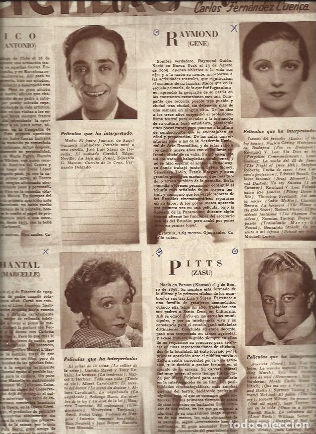 Postais: LAMINA 31150: Antonio Vico, Gene Raymond, Marcelle Chantal y Zasu Pitts - VVAA