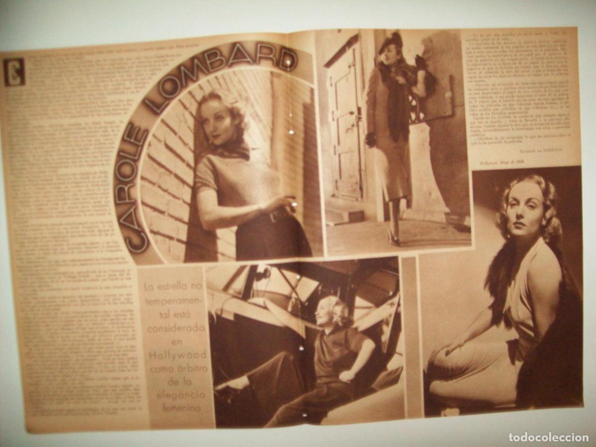 Postais: LAMINA 30999: Carole Lombard, pagina doble - VVAA