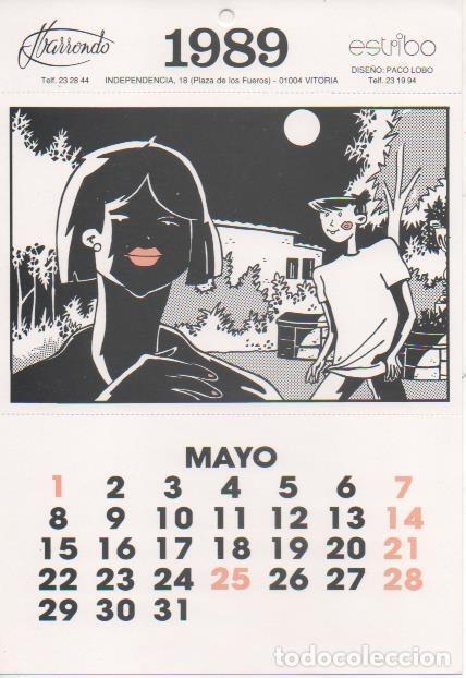 Cartes Postales: Varios E00202: Postal calendario Mayo 1989 - Kini