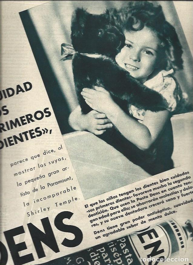 Cartoline: LAMINA 31062: Publicidad de Dens con Shirley Temple - VVAA