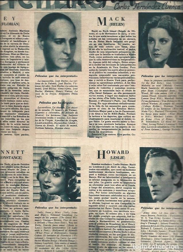 Postkarten: LAMINA 31416: Florian Rey, Constance Bennett, Helen Mack y Leslie Howard - VVAA