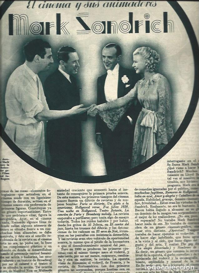 Cartes Postales: LAMINA 31248: Max Sandrich con Roberto Trillo, Fred Astaire y Ginger Rogers - VVAA