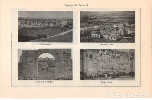 Postkarten: LAMINA V12031: Vistas de Espluga de Francoli - Varios