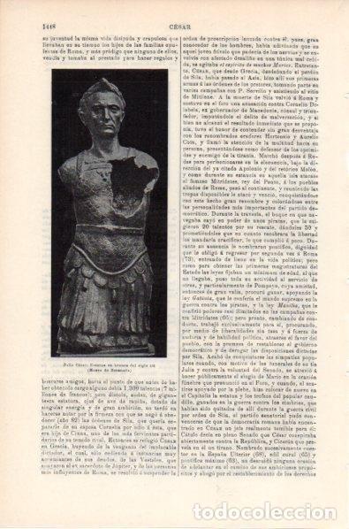 Postales: LAMINA V11967: Estatua de Julio Cesar - Varios