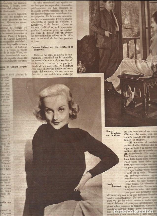 Cartes Postales: LAMINA 30683: Carole Lombard y Charles Laughton con su esposa - VVAA
