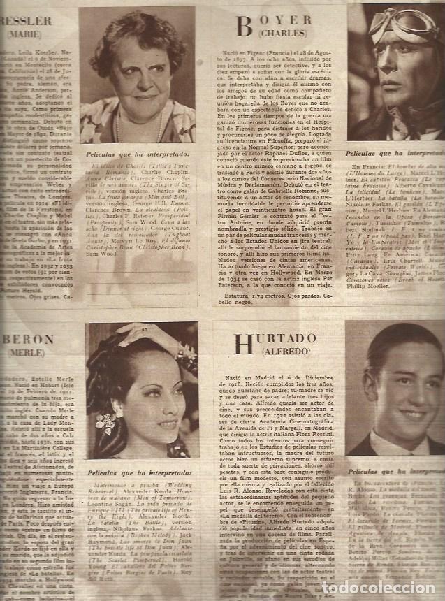 Postais: LAMINA 30685: Marie Dressler, Charles Boyer, Merle Oberon y Alfredo Hurtado - VVAA