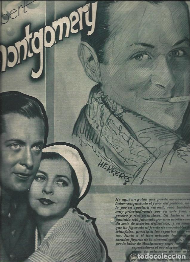 Postales: LAMINA 30715: Robert Montgomery, por Herreros - VVAA