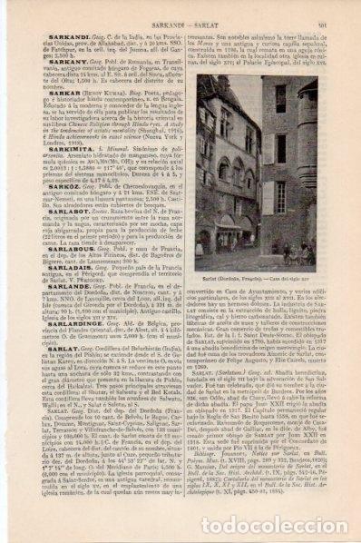 Postkarten: LAMINA V11497: Casa en Sarlat, Francia - Varios