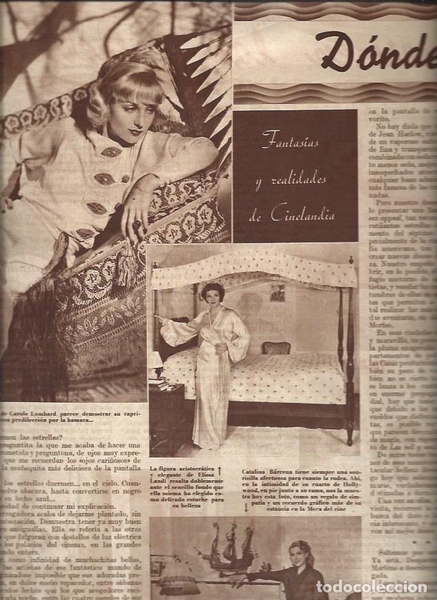 Postais: LAMINA 30738: Elissa Landi, Carole Lombard y Catalina Barcena - VVAA