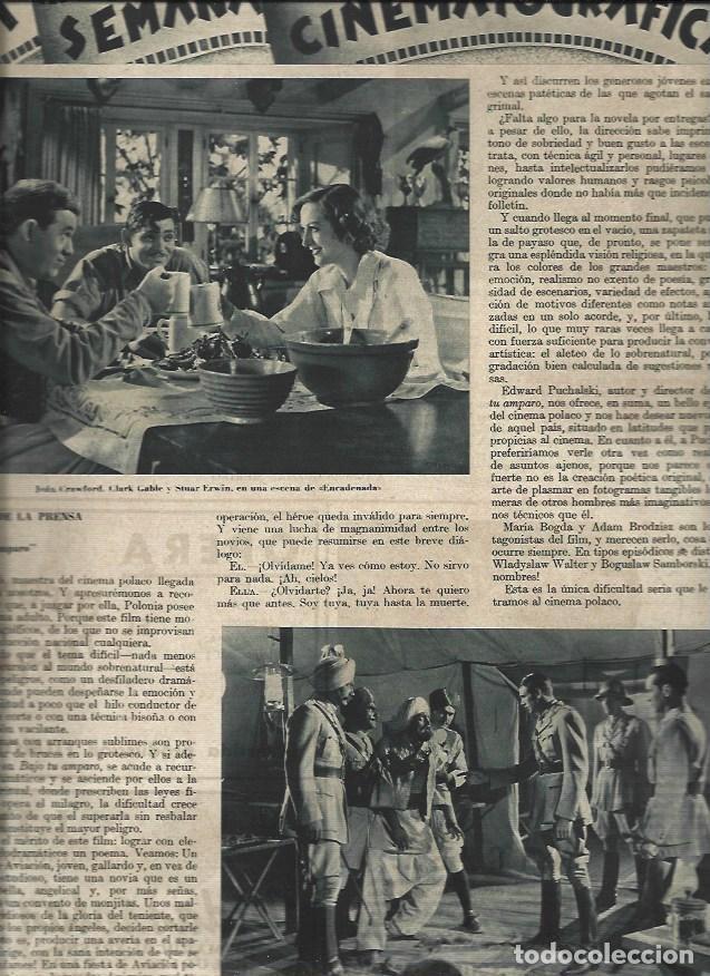 Postais: LAMINA 30601: Escenas de Encadenada y Tres lanceros bengalies, por Clark Gable - VVAA