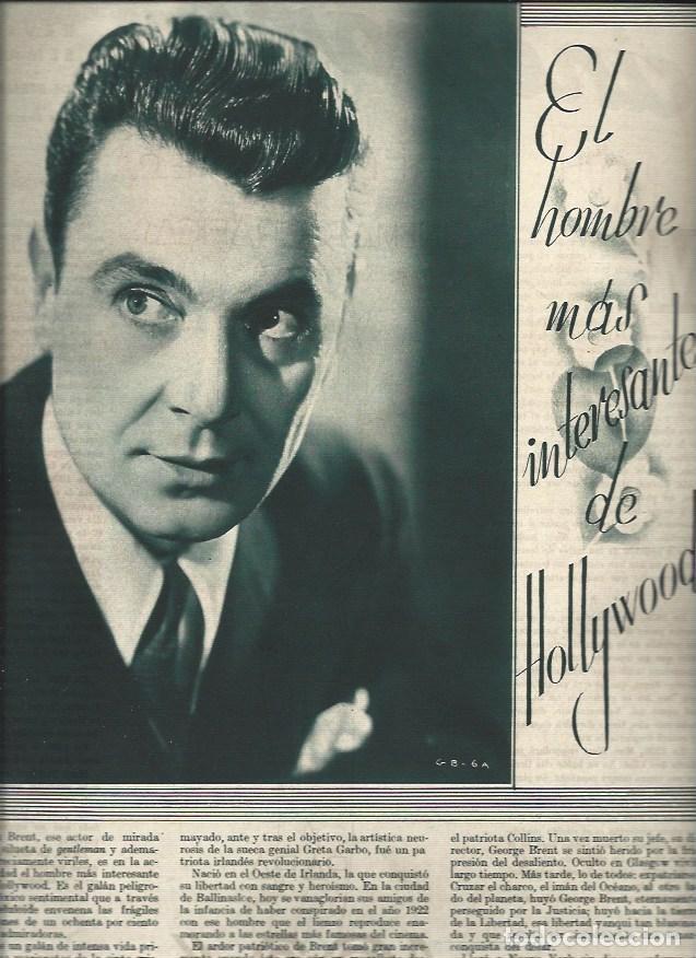 Postais: LAMINA 30893: George Brent - VVAA