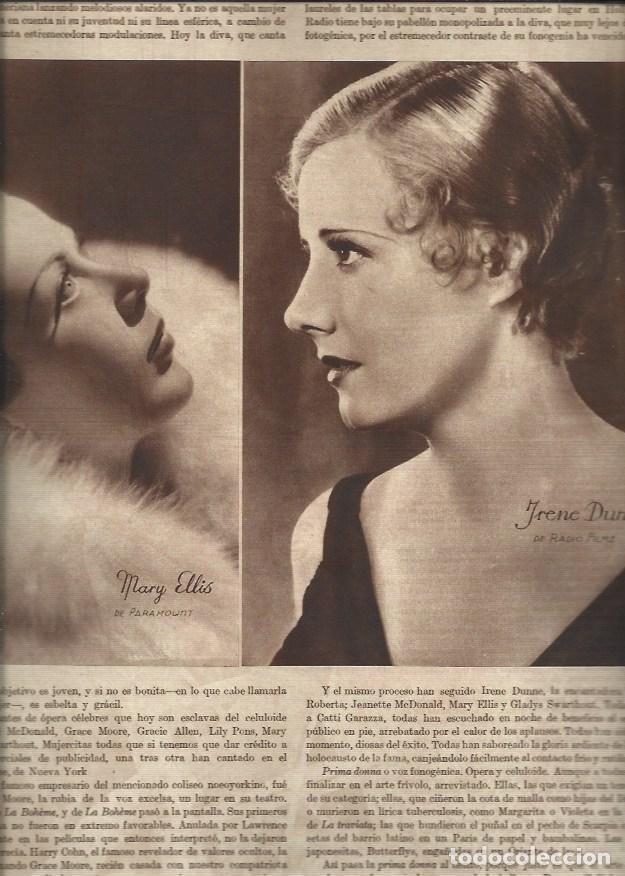 Cartes Postales: LAMINA 30877: Mary Ellis e Irene Dunne - VVAA