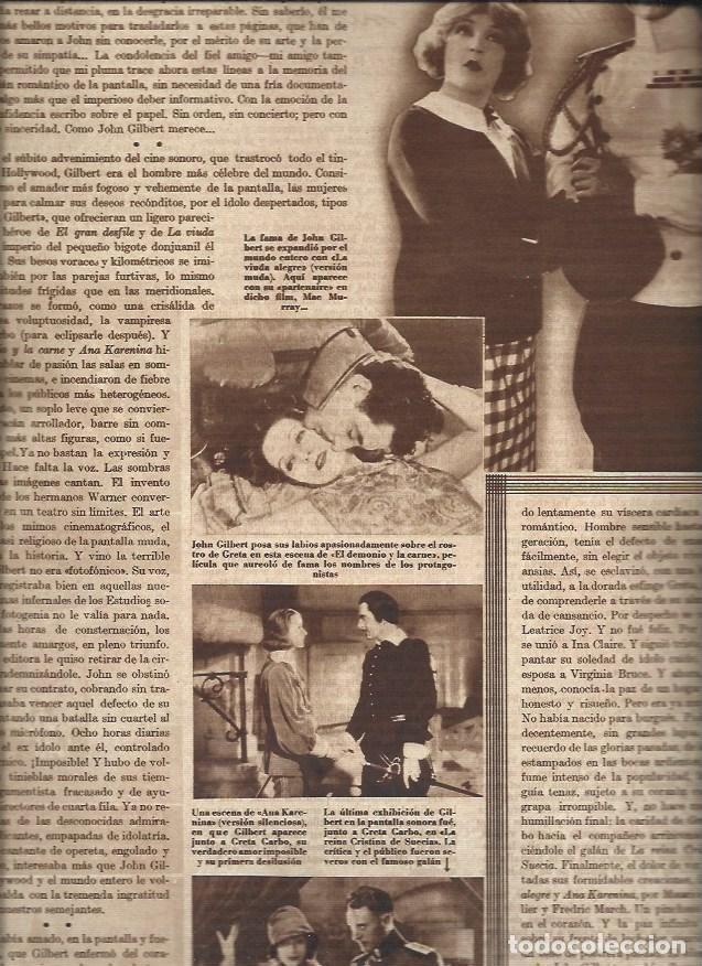 Postales: LAMINA 30940: Escenas de peliculas de John Gilbert - VVAA