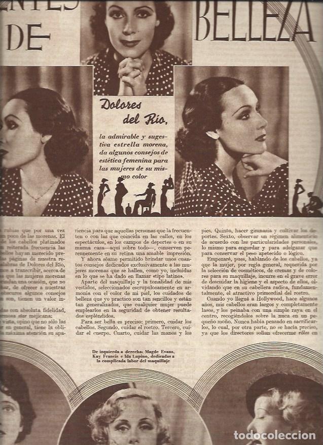 Postales: LAMINA 30786: Dolores del Rio y el maquillaje - VVAA
