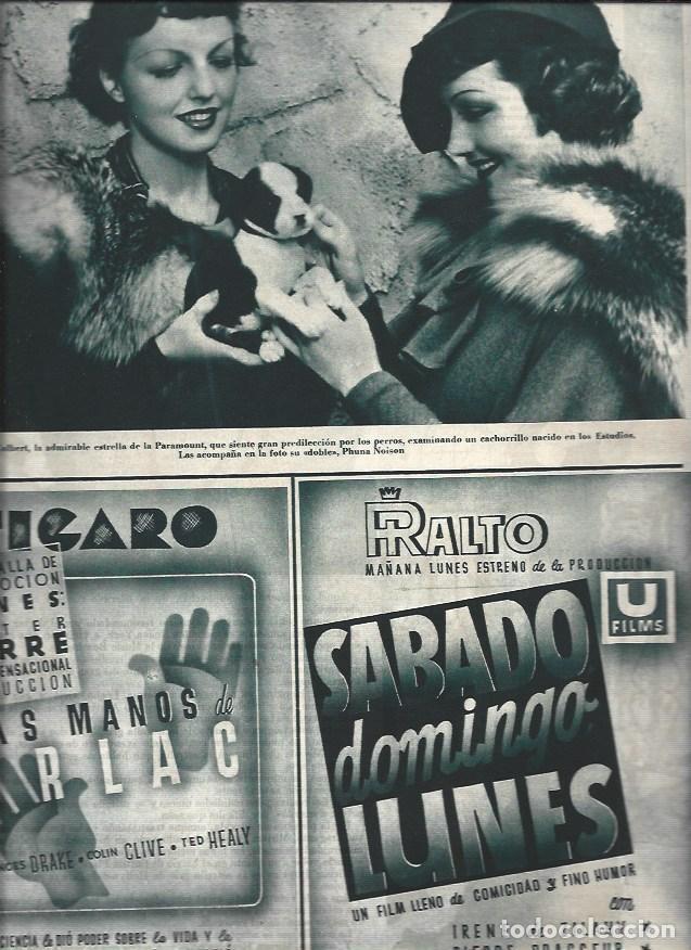 Postkarten: LAMINA 30775: Claudette Colbert con Phuna Noison - VVAA