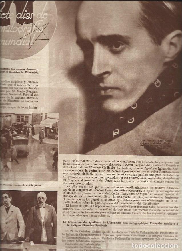 Cartoline: LAMINA 30785: Rene Clair en el rodaje de El ultimo millonario - VVAA