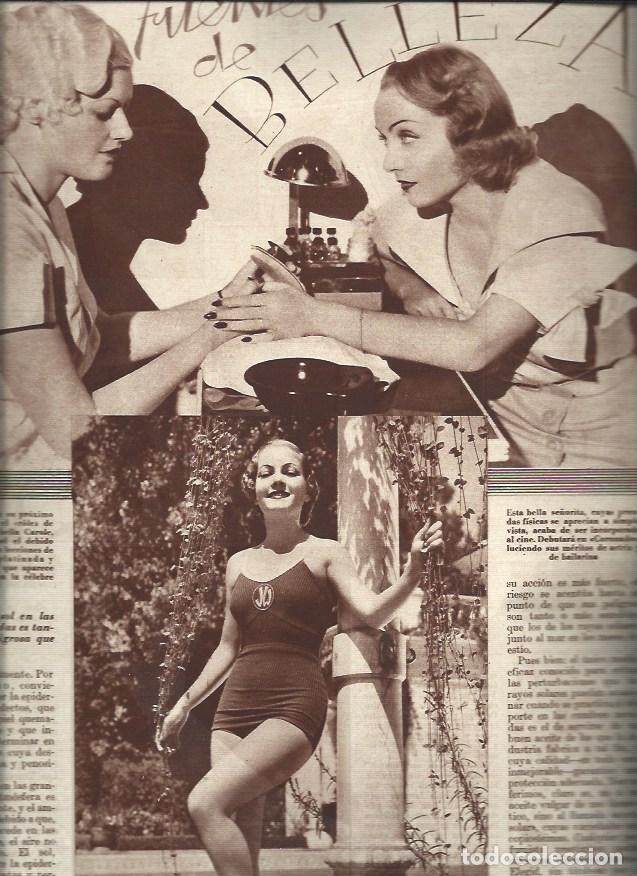 Cartoline: LAMINA 30856: Carole Lombard con Thelma Trambull - VVAA
