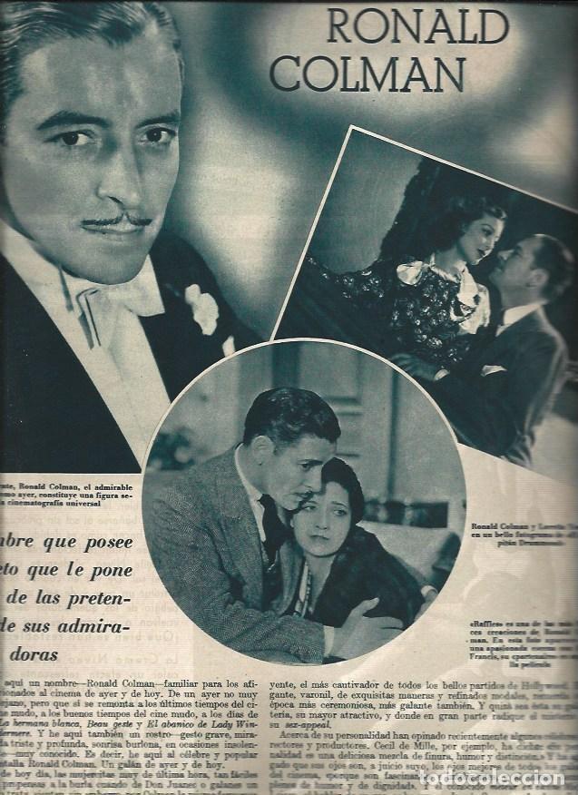 Postcards: LAMINA 31426: Ronald Colman - VVAA