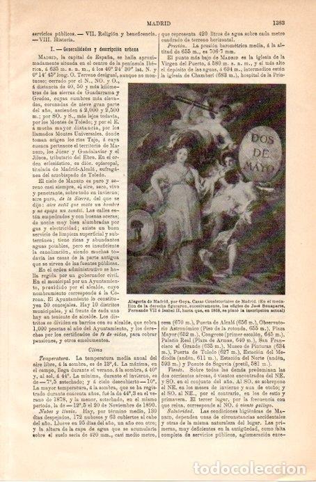 Postkarten: LAMINA V09018: Alegoria de Madrid, por Goya - Varios