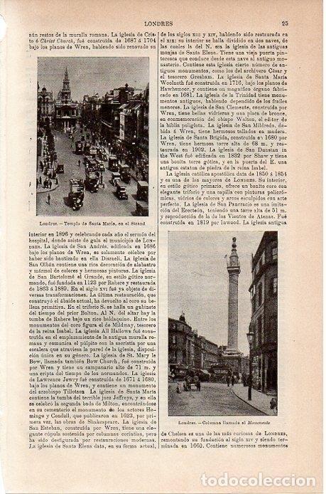 Postcards: LAMINA V08713: Templo de Santa Maria en Londres - Varios