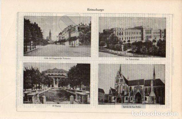 Cartoline: LAMINA V12632: Vistas de Estrasburgo - Varios