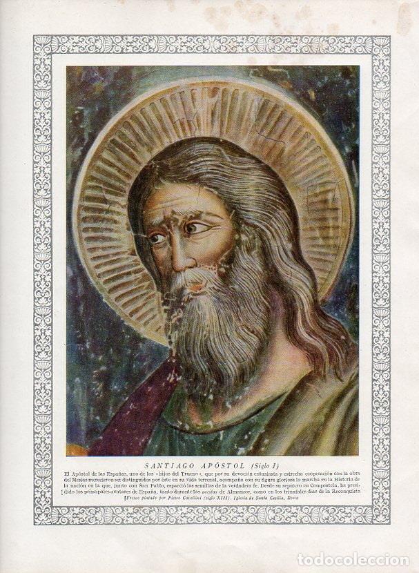 Postales: LAMINA V09866: Santiago Apostol, por Pietro Cavallini - Varios