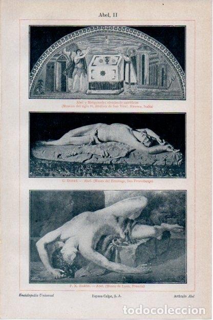 Cartes Postales: LAMINA V13412: Abel por Dupre y Baron - Varios
