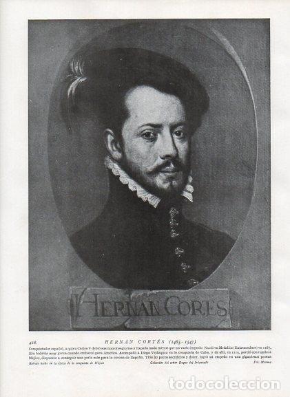 Postkarten: LAMINA V10050: Retrato de Hernan Cortes - Varios