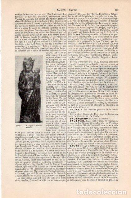 Postales: LAMINA V13254: Virgen de Sancho Abarca de Tauste - Varios