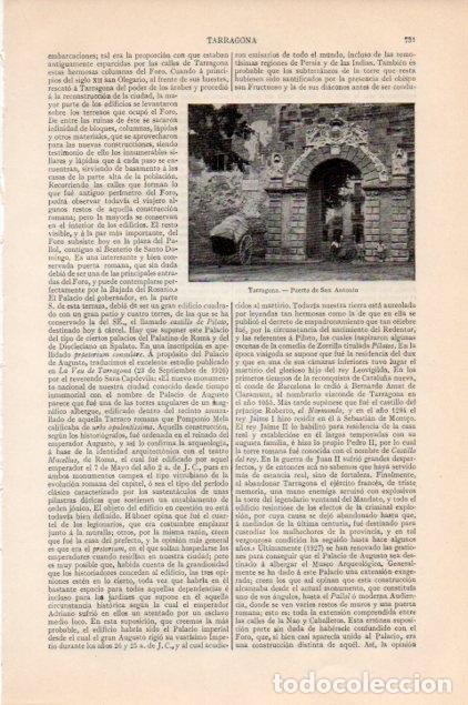 Postais: LAMINA V13217: Puerta de San Antonio en Tarragona - Varios