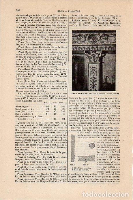 Postkarten: LAMINA V09443: Pilastra iglesia de San Bernardino en Siena - Varios