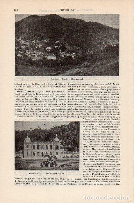 Postkarten: LAMINA V09316: Vista aerea de Petropolis, Brasil - Varios