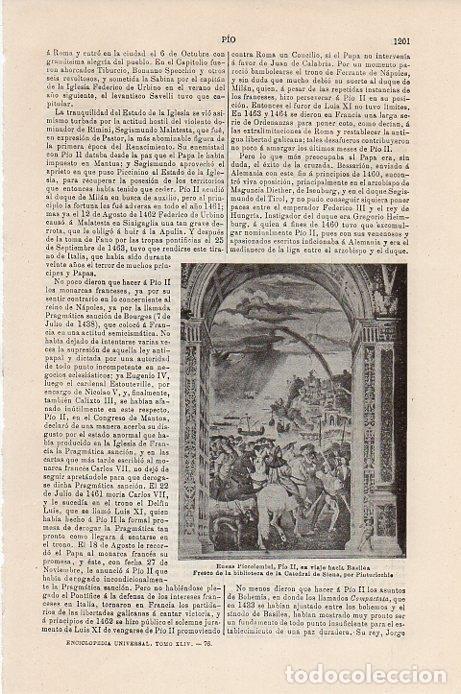 Cartoline: LAMINA V09502: Eneas Piccolomini hacia Basilea, por Pinturicchio - Varios