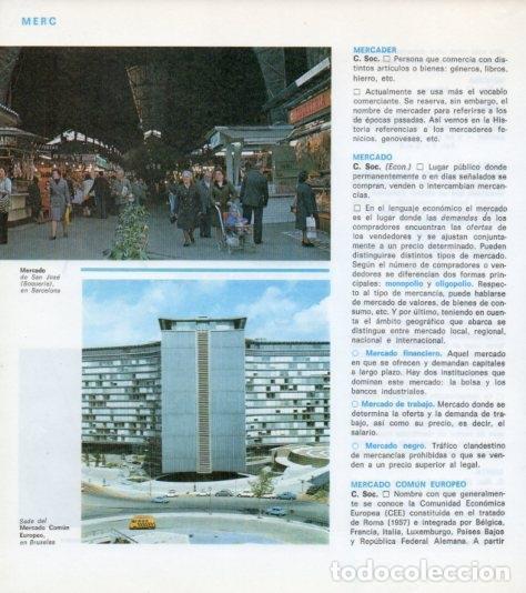 Postkarten: LAMINA V14000: Mercado de la Boqueria y Sede Mercado Comun Europeo en Bruselas - Varios