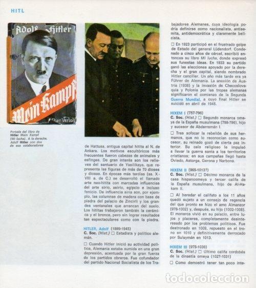 Postales: LAMINA V13932: Adolf Hitler con sus colaboradores y portada del Mein Kampf - Varios