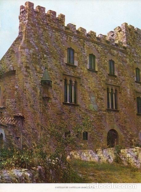 Cartes Postales: LAMINA V14209: Castillo de Castellar, Barcelona - Varios