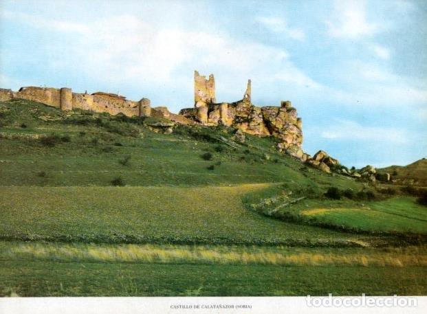 Postcards: LAMINA V14207: Castillo de Calata&ntilde;azor, Soria - Varios