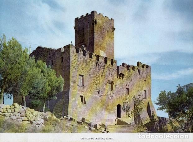Postales: LAMINA V14245: Castillo de Guissona, Lleida - Varios
