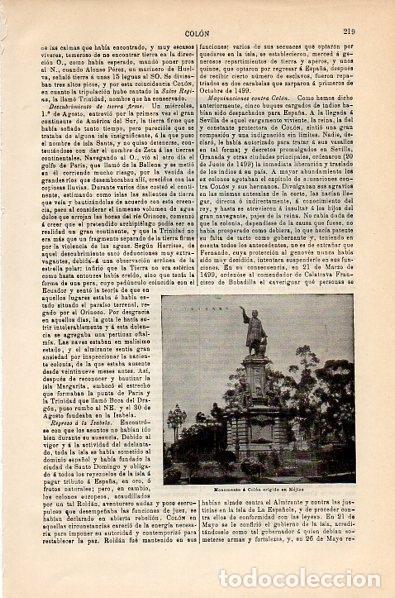 Postkarten: LAMINA V10601: Monumento a Colon en Mejico - Varios