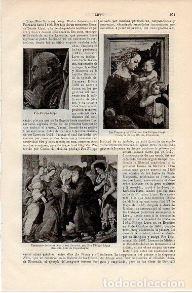 Postales: LAMINA V10202: La Virgen y el Ni&ntilde;oi, por Fra Filippo Lippi - Varios