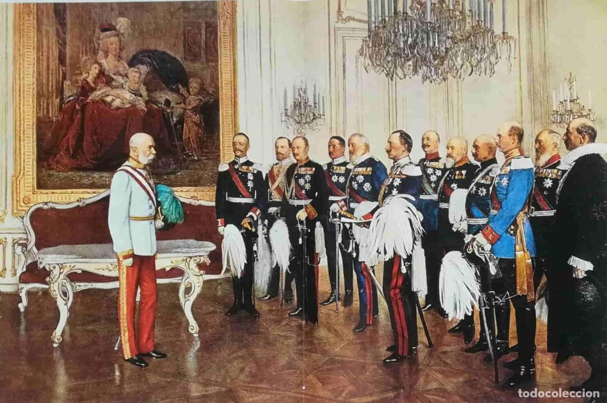 Postales: LAMINA V14459: Francisco Jose junto al Kaiser Guillermo II - Varios