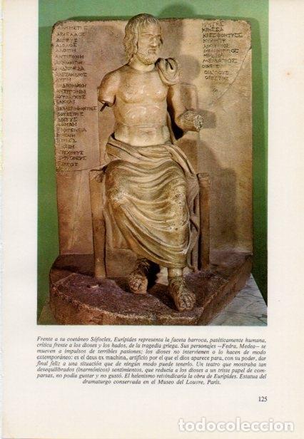 Postales: LAMINA V15384: Estatua de Euripides - Varios