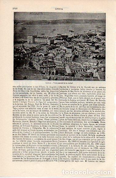 Postcards: LAMINA V10216: Vista parcial de Lisboa - Varios