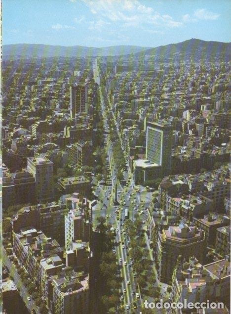 Cartoline: LAMINA V15707: Vista aeria de l'Avinguda Diagonal, Barcelona - Varios