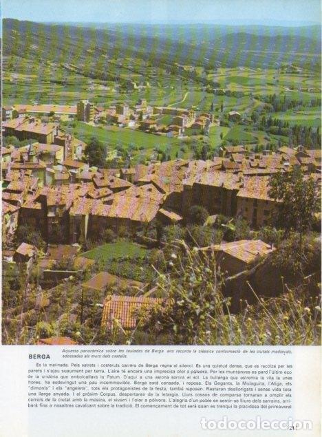 Postales: LAMINA V15684: Vista de Berga - Varios