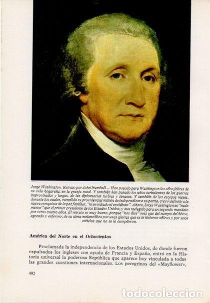 Postales: LAMINA V15547: Jorge Washington por John Trumbull - Varios