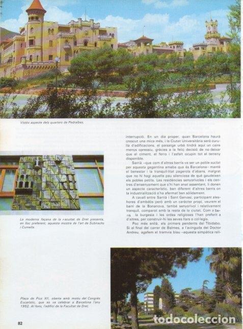 Postcards: LAMINA V15626: Vista dels quarters de Pedralbes, Barcelona - Varios